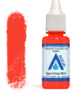 14397.750 Pigment dlya tatyaja AQUA neon orange mod  Pigment AQUA neon orange mod 15 ml Пигмент AQUA neon orange mod 15 ml