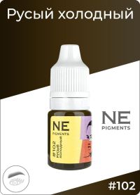 22161.200x0 NE Pigments (Pigmenti Nechaevoi) kypit v Pinkmarkete Пигмент для бровей NE Pigments "Русый холодный" #102, 5 мл