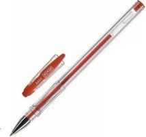 Гелевая ручка Красная для отрисовки контуров рисунка 