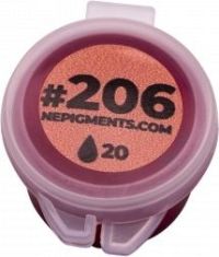 Пигмент для губ NE Pigments "Пепельная роза" #206, Монодоза