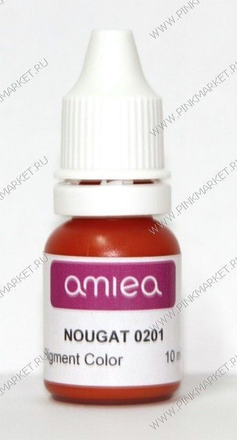 Amiea. Органические пигменты для татуажа  Nougat 10 мл.  
Amiea organic line