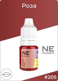 Пигмент для губ NE Pigments "Роза" #205, 5 мл