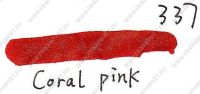 Пигмент 337 Coral pink Goochie Красивый розово-красный. Насыщенный и плотный