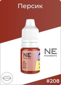 Пигмент для губ NE Pigments "Персик" #208, 5 мл