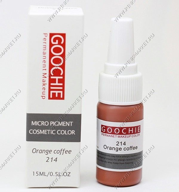 4317.750  Pigmenti dlya tatyaja ot kompanii Goochie Orange coffee 214 goochie orange coffee