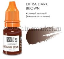 Пигмент для бровей WizArt Extra Dark Brown, 10 мл