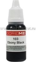 Пигмент для татуажа век Doreme 103 - EBONY BLACK