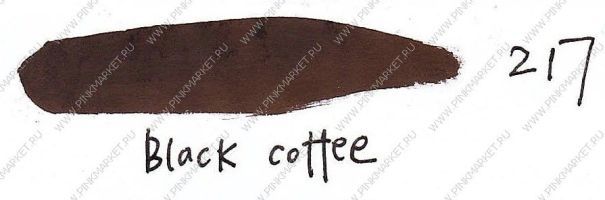 Пигмент 217 Black coffee Goochie Очень темный коричнево-черный матовый