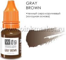 Пигмент для бровей WizArt Gray Brown, 10 мл