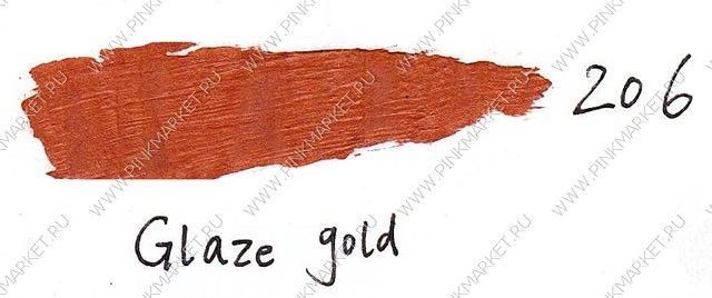 Пигмент 206 Glaze gold Goochie Нейтрализация слишком холодных, синих оттенков