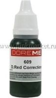 Пигмент для татуажа Doreme 609 - D.RED CORRECTION /корректор/