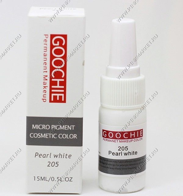 205 goochie pearl white