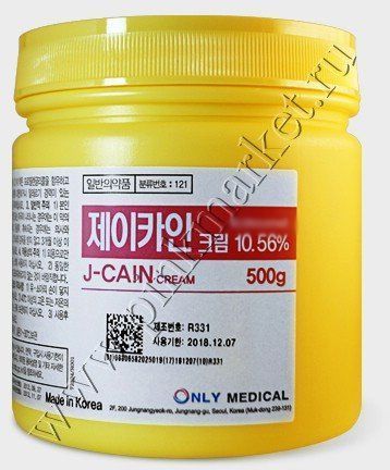 13503.750 Ohlajdaushii krem J-cain 10,56% 500 g Охлаждающий крем J- CAIN cream 10,56%, 500 г