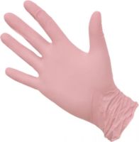 Перчатки нитриловые розовые по 50 пар/уп М 