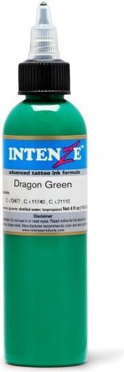 Тату краска  Intenze Dragon Green 30ml