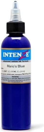 Тату краска  Intenze Mario's Blue