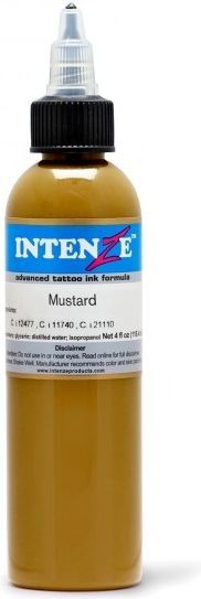 Тату краска  Intenze Mustard