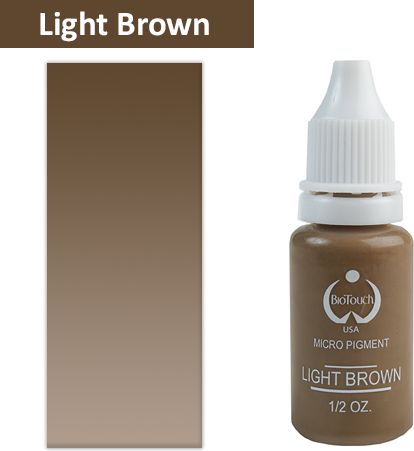 14206.750 BioTouch Light Brown Svetlo-korichnevii jeltaya osnova svetlo-korichnevie brovi Пигмент BioТouch Light Brown 15ml (желтая основа)