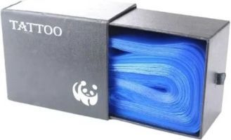 Барьерная защита BLUE на тату машинку и клип-корд 5х75 см, 100 шт.