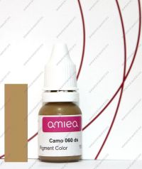 Пигмент Amiea САМО 060 для перманентного макияжа. Пепельно - оливковый