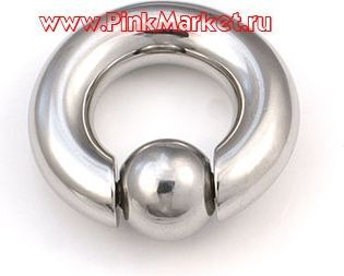 Кольцо для пирсинга, запирающемся пружинным шариком 8мм (6.0-16.0-8)