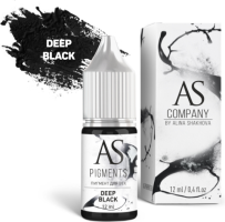 AS Company Пигмент Алины Шаховой для татуажа век Deep Black (Глубокий черный), 12 мл 