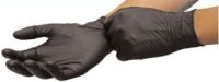 Нитриловые перчатки Alliance черные M, 50 пар