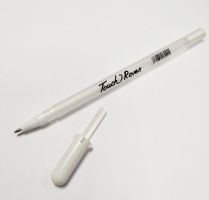 Ручка гелевая Белая (линия 0.8 мм)** 
