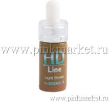 Пигмент для бровей HD LINE (Intenza) Light Brown (Светлый коричневый), 15 мл  