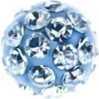 Серьги-иглы (пусеты) Studex System-75 с кристаллом Сваровски голубой 4,5 мм 7522-0303