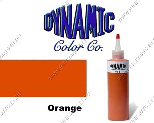 Краска DYNAMIC Orange tattoo ink
Оранжевый цвет.
