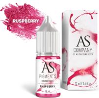 AS Company Пигмент Алины Шаховой для татуажа губ Raspberry (Малина), 12 мл        