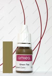 Пигмент Amiea Olive 010 Green Tea Основа для создания серых цветов для брови