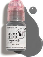 Пигмент для татуажа бровей Perma Blend "Ash Grey", 15 мл  